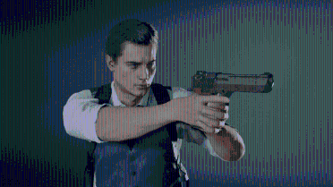 Leon Noir black hair