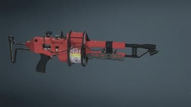 Red flame sprayer