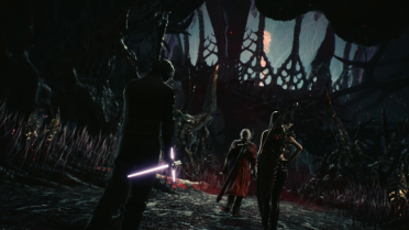 Robeless Kylo Ren's costume and V's lightsaber