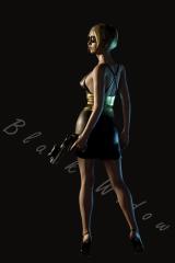 Claire Naughty Noir Claire Mafia uniform is more feminine