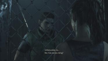 REmake - Chris Stars Over Leon Injured