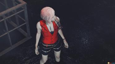 Claire COS Sakura Haruno Costume