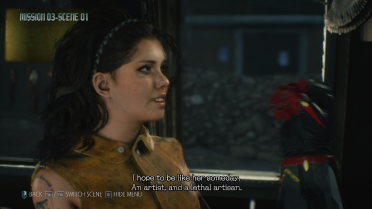 Nico doesn't wear glasses