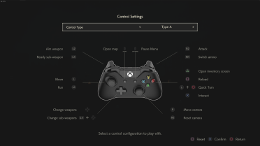 Playstation button layout
