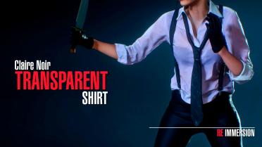 Claire Noir see-through shirt