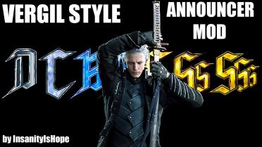 Crazy Vergil style announcer