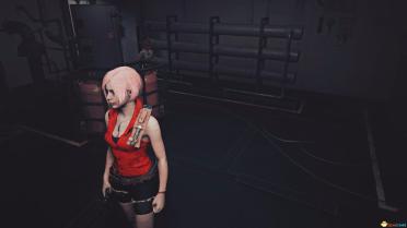 Claire COS Sakura Haruno Costume