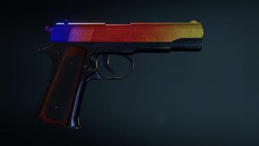 Leon Route B initial pistol M1911 more color schemes