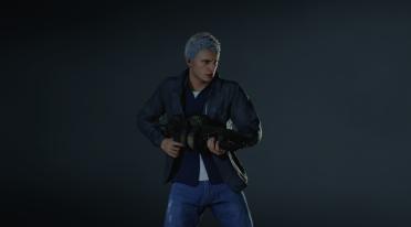 DMC 5 Nero replaces Leon head