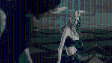 Lady and Trish in clothes