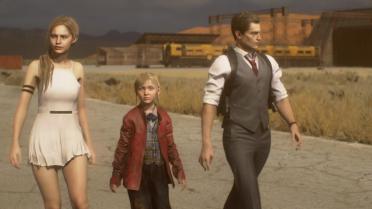 Claire, Catherine, Leon's clothing and hairstyles