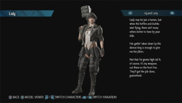 Black Coat for Lady's Default Costume