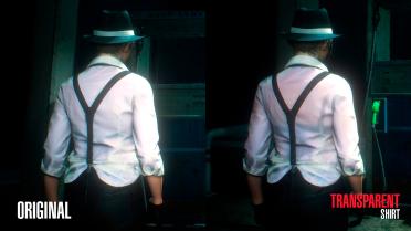 Claire Noir see-through shirt