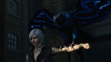 V's permanent gray hair