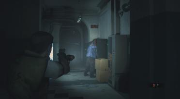 REmake - Chris Stars Over Leon Injured