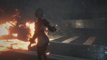 [Nier: Automata] 2B-Broken Clothes-Replace Claire's Classic Costume MOD