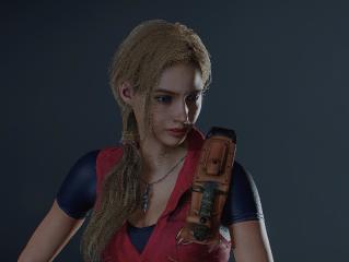 Annet’s hair replaces all of Claire’s clothing (modular)