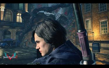 Nero put on V hairstyle