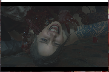 Claire Ripped Fishnet Stockings + Black Sandals + Full Body Tattoo MOD