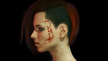 Mass Effect-Facial Tattoo