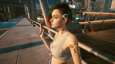 Judy NPC replaced with V