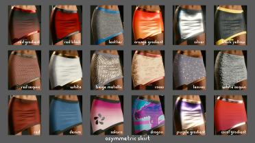 Lots of clothing color variants