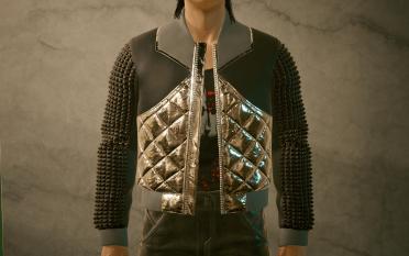 Men's V nail sleeve coat