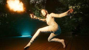 Agent Arasaka white suit