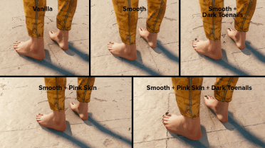 Female V's foot model