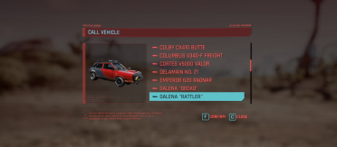 All player vehicles