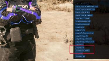 Judy's MaxTac uniform (AMM plug-in)