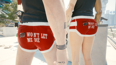 Johnny and V's couple shorts