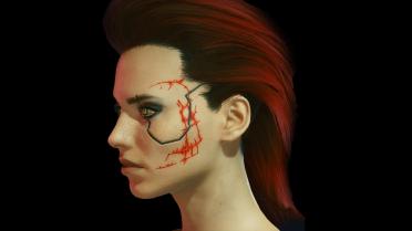 Mass Effect-Facial Tattoo