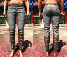 V's Panam pants-cleaning and recoloring