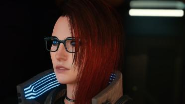 V's short fancy hair