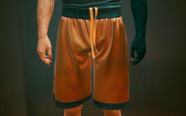 Color changes of men's V fitness shorts