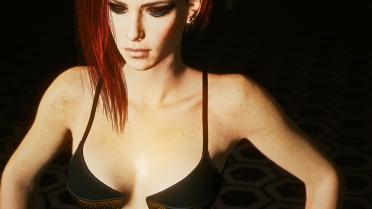 Natural shoulder freckles