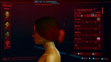 Chopstick bun hairstyle