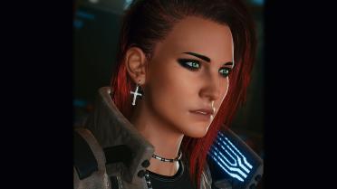 V's short fancy hair