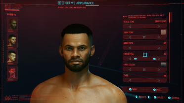 Men's V new hairstyles and modifications