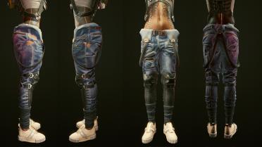 Claire's uncut pants