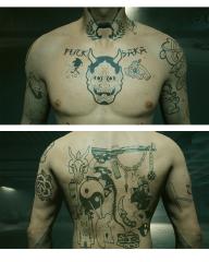 Bad Lines Larry's Ignorance Tattoo