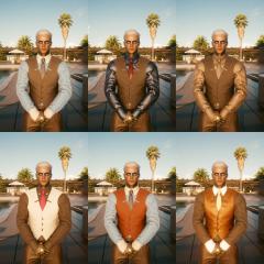 Corpo shirt with tie and vest