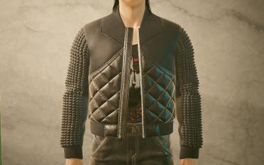 Men's V nail sleeve coat