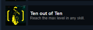 Ten out of Ten achievements