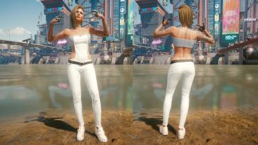 Tube top pants-all color variations