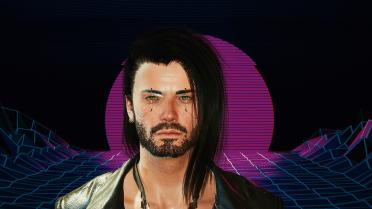 V's short fancy hair