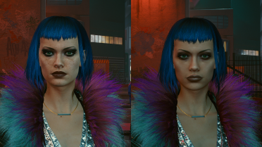 Evelyn skin tone modification