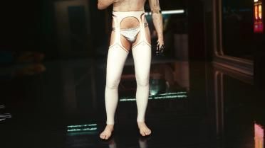 Garter Tights-Men's V