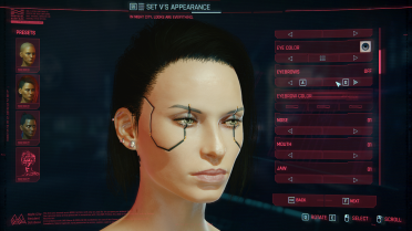 Female V's 4k skin tone and body